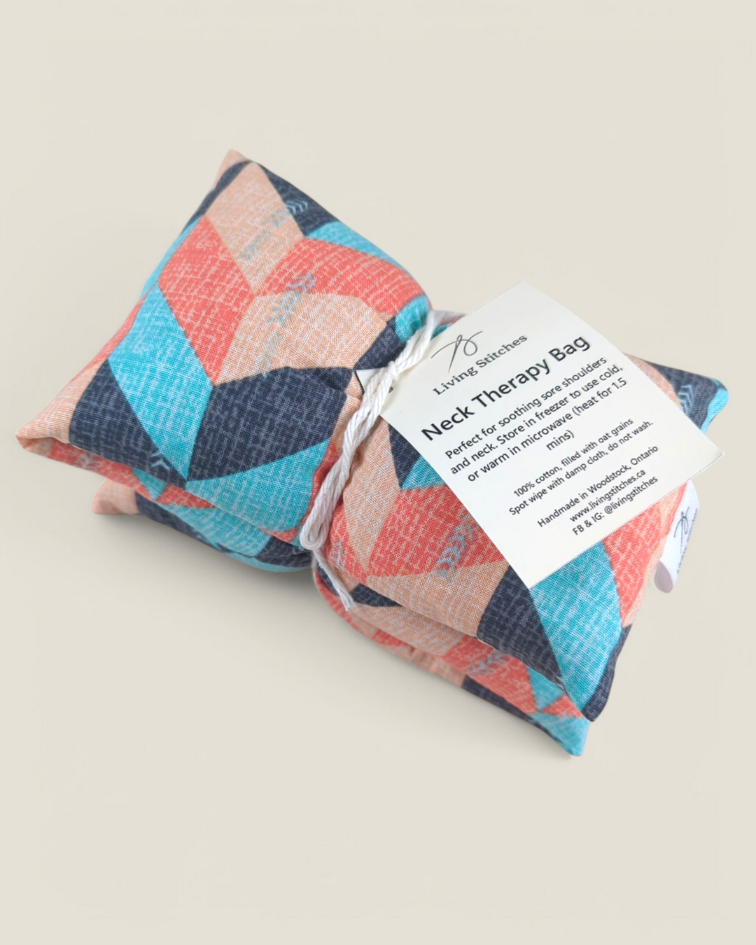 Living Stitches, Hot Cold Neck Therapy Bags