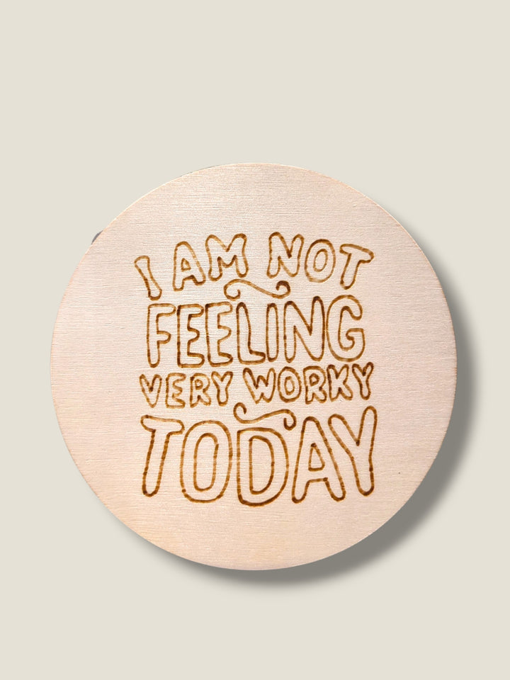 Marked In Wood, Wood Burnt Cork Backed Coasters