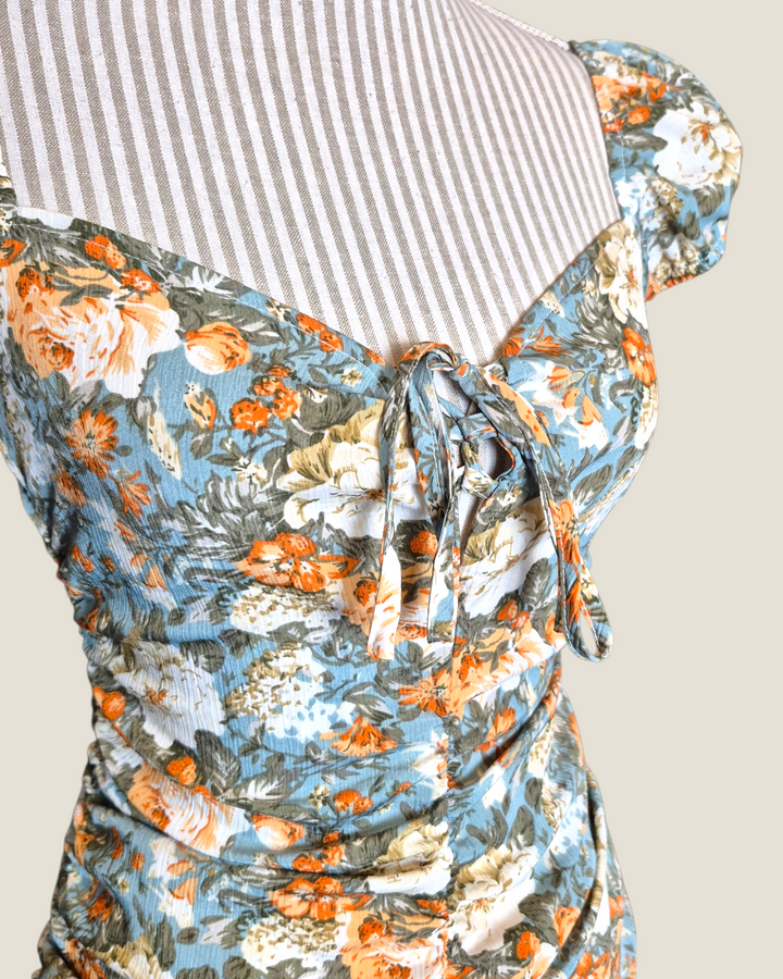 Pre-Loved Shein Floral Ruched Dress Ladies XS | Betty’s Marketplace