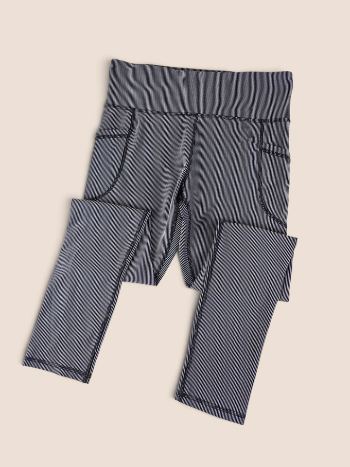 Pre-Loved Striped Athletic Leggings Ladies Approx Small | Betty’s Marketplace