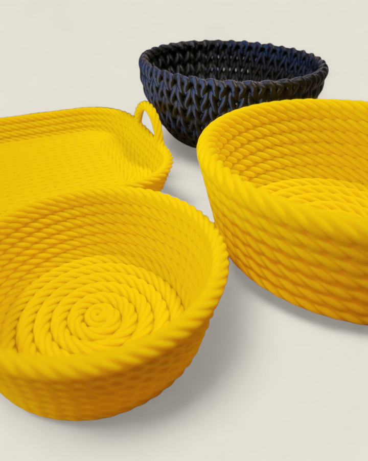 NFx3D, 3D Printed Baskets, Bowls, and Trays