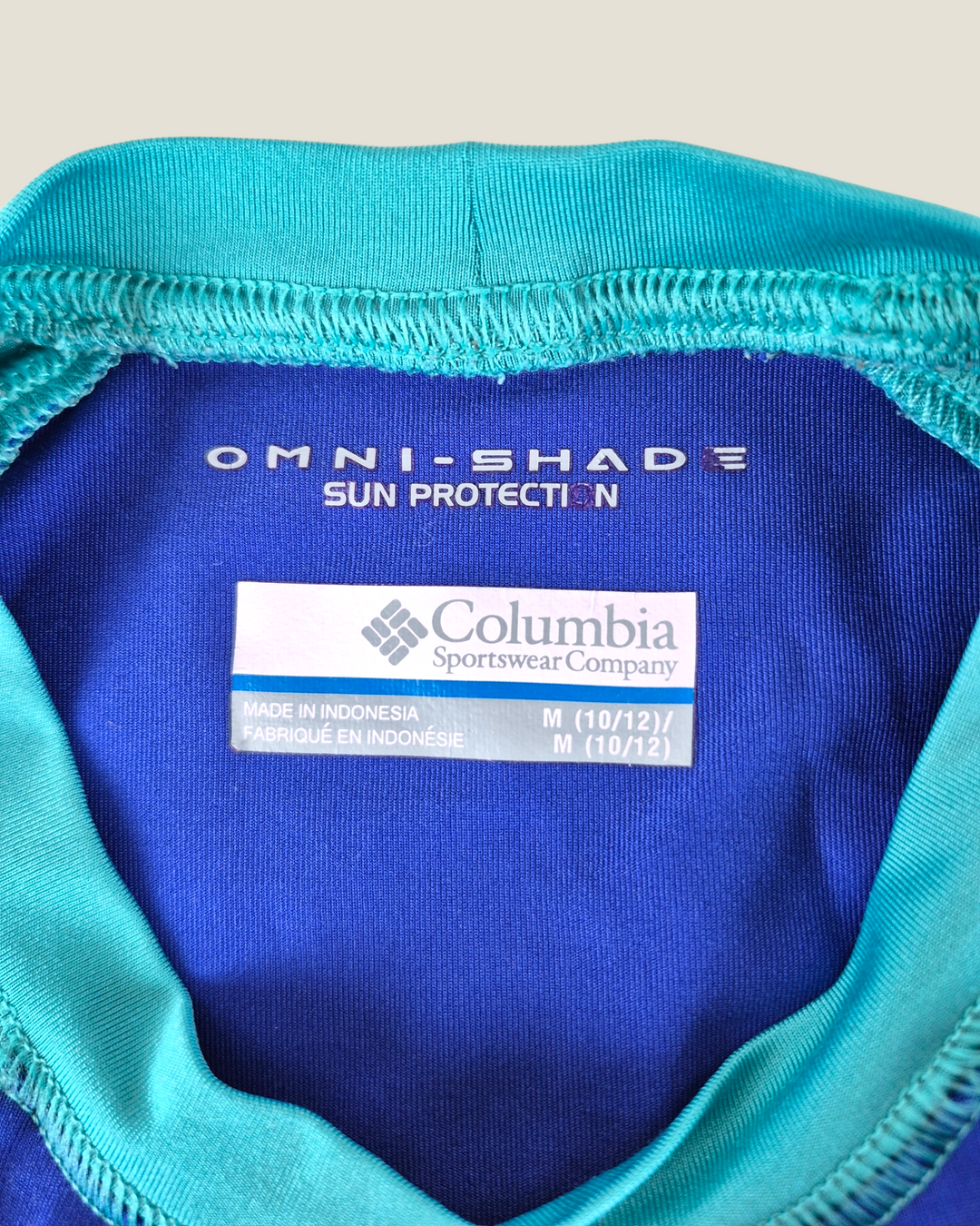 Pre-Loved Columbia Omni-Shade Swim Top Kids 10-12 Years | Betty’s Marketplace