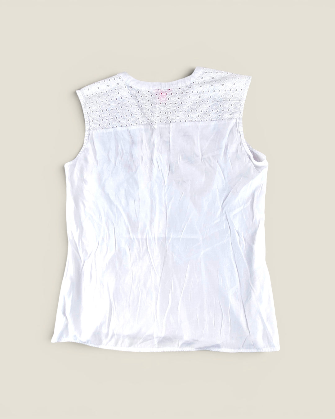 Pre-Loved Joe Fresh White Sleeveless Top Ladies Large | Betty’s Marketplace