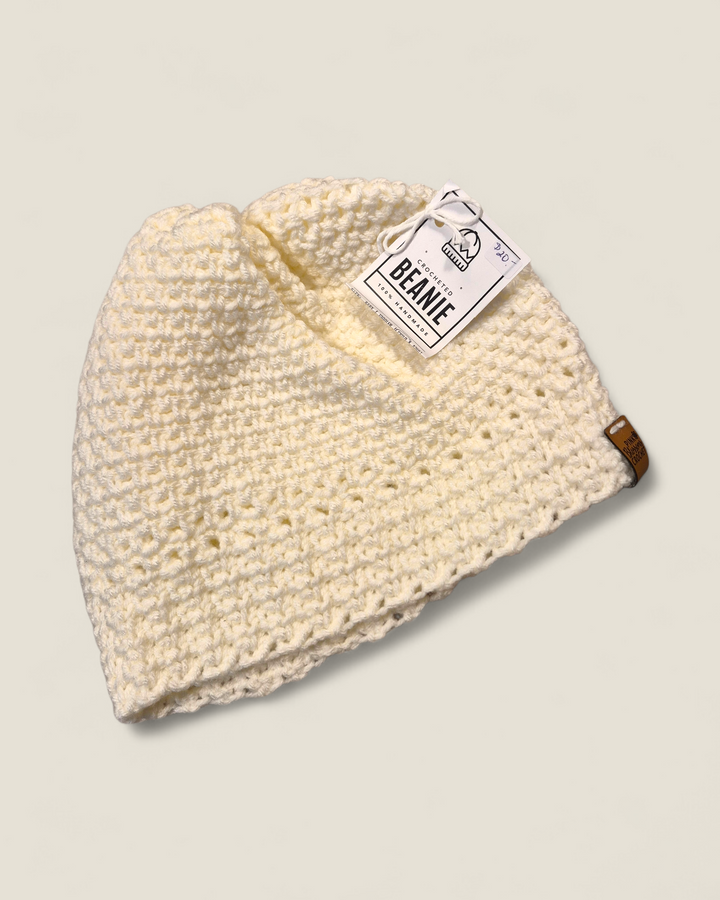 Pink Blossom Crochet, Kids Crocheted Beanie Hats