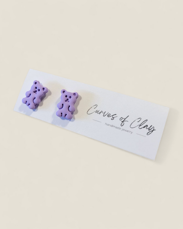 Curves of Clay, Everyday Stud Earrings
