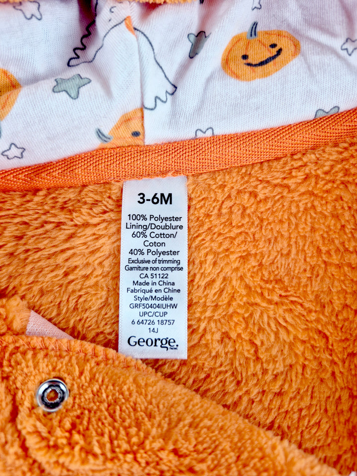 Pre-Loved George Pumpkin Onesie 3-6M | Betty’s Marketplace
