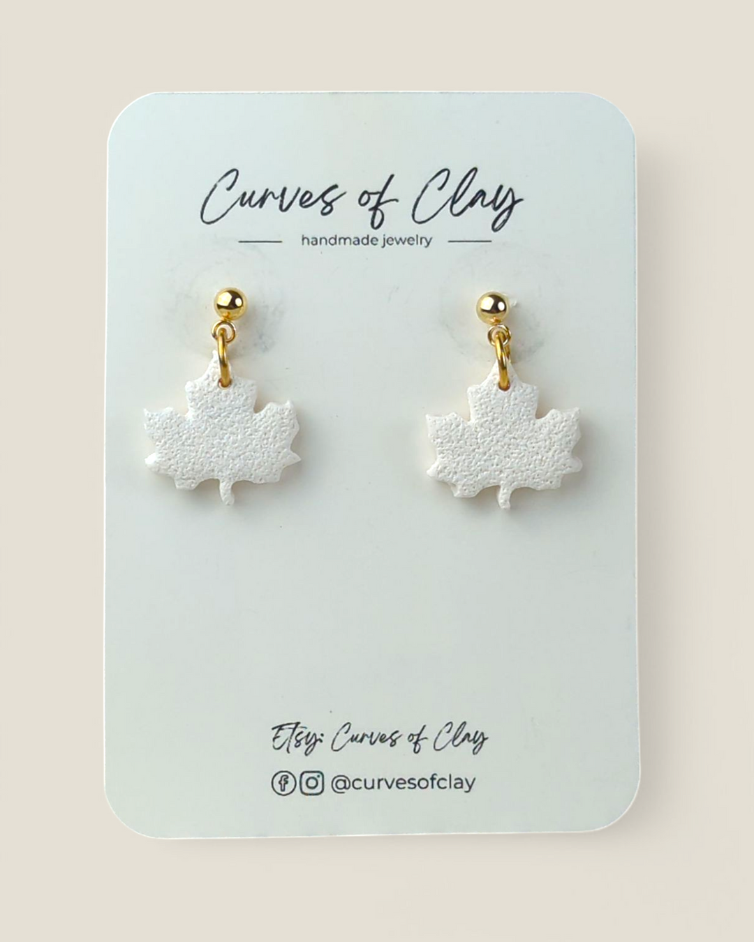 Curves of Clay, Everyday Dangle Earrings