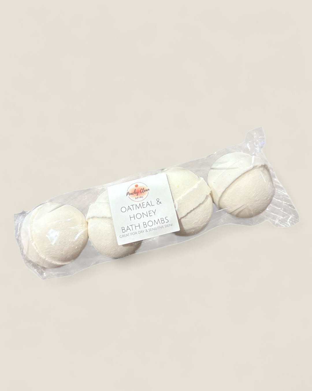 Peachy Clean Soap, Mini Bath Bomb 4 pack