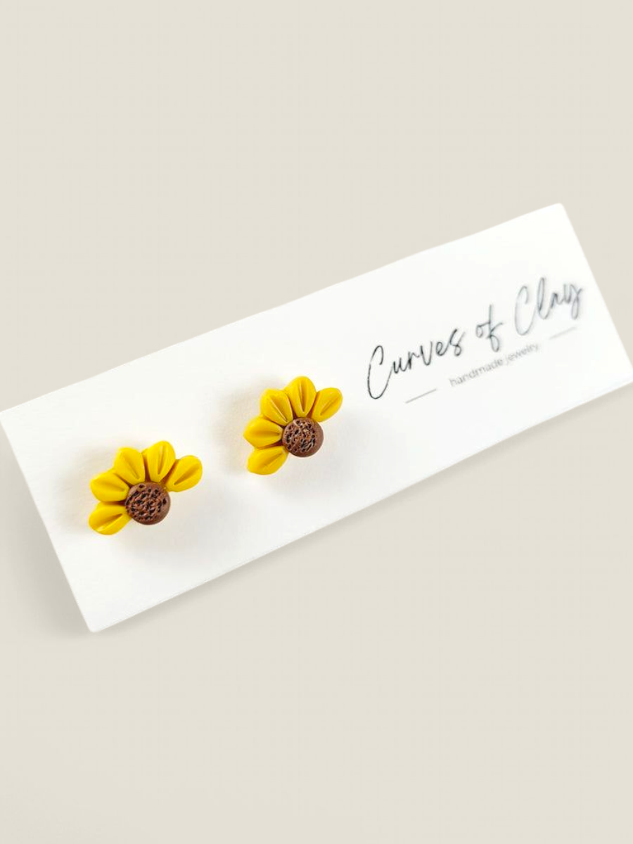 Curves of Clay, Everyday Stud Earrings