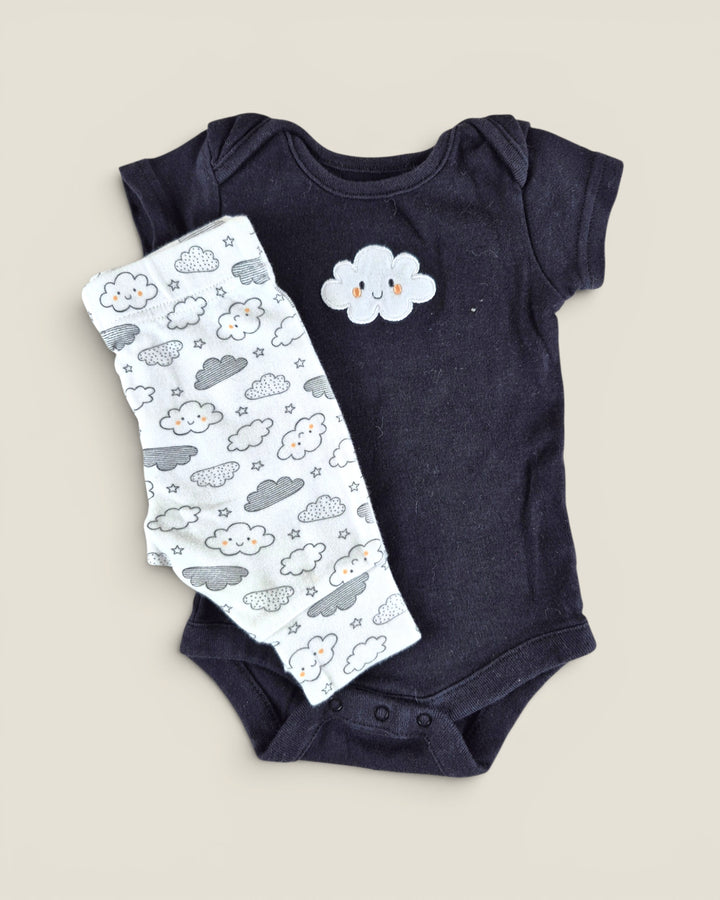 Pre-Loved George Happy Cloud Onesie Outfit NB | Betty’s Marketplace