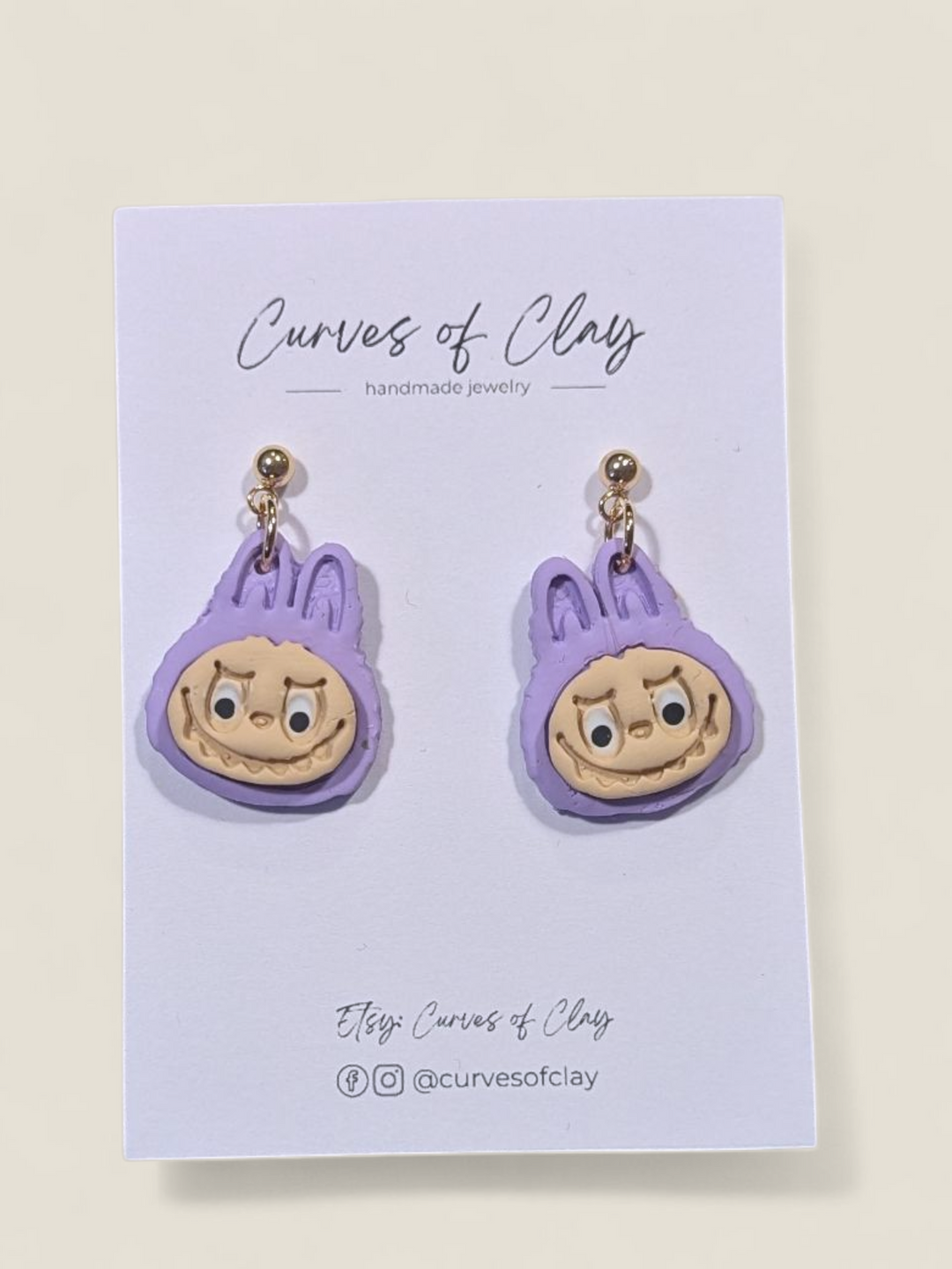 Curves of Clay, Everyday Dangle Earrings