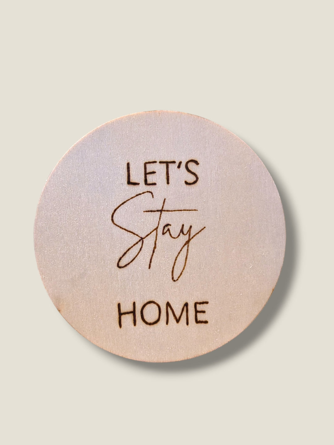 Marked In Wood, Wood Burnt Cork Backed Coasters