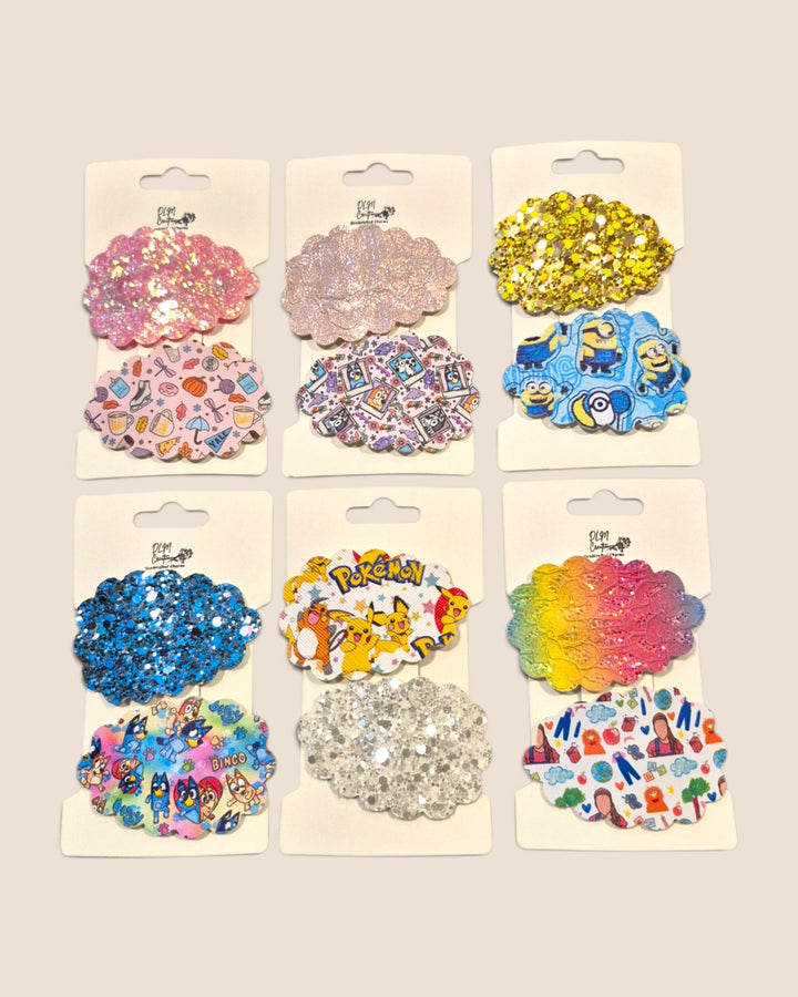 DLM Creations, Large 2 Pack Hair Clips
