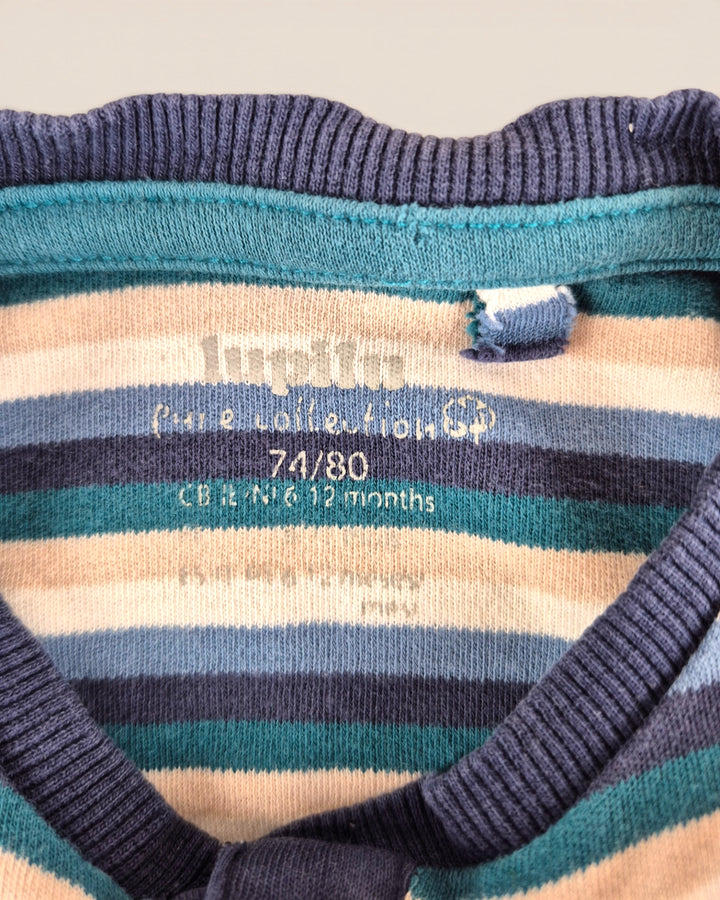 Pre-Loved Lupilu Striped Long Sleeve Top Boys 6-12M | Betty’s Marketplace