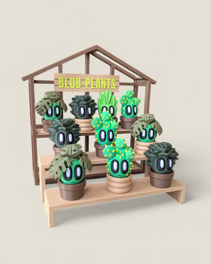 Marlin Fine Craft 3D, Blob Plant/Flower/Mushroom with Pot