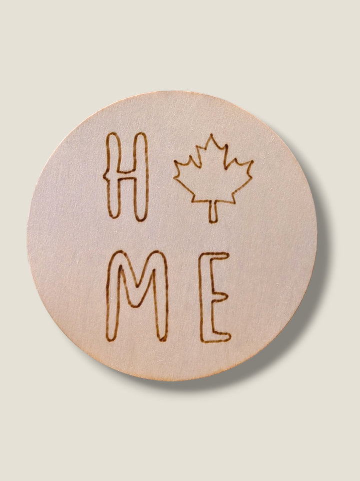 Marked In Wood, Wood Burnt Cork Backed Coasters