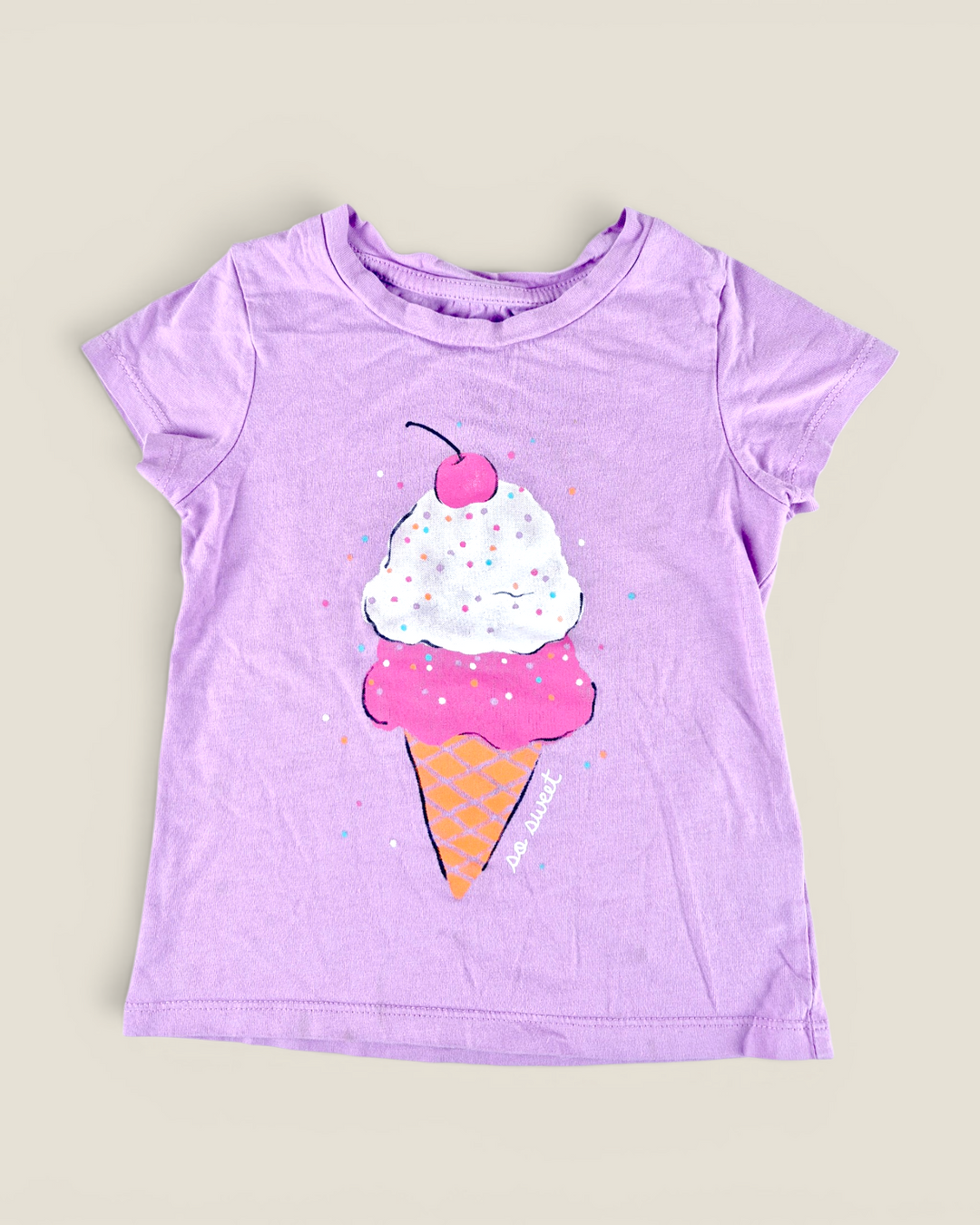 Pre-Loved Joe Fresh Ice Cream T Shirt Girls 4Y | Betty’s Marketplace