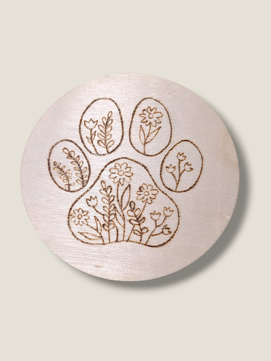 Marked In Wood, Wood Burnt Cork Backed Coasters