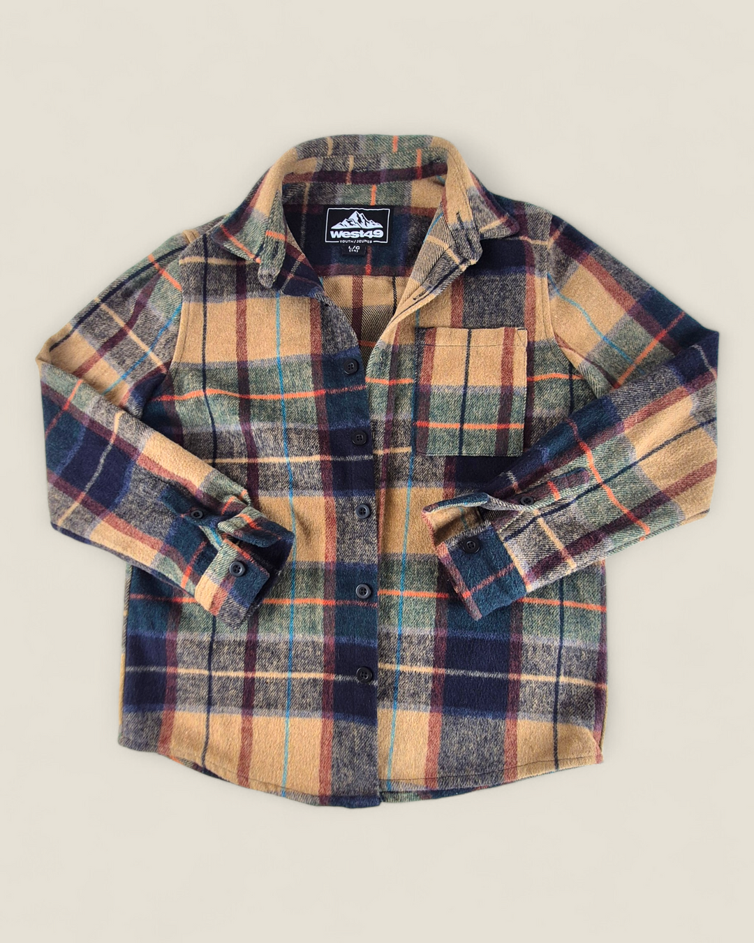Pre-Loved West 49 Plaid Spring/Fall Jacket Youth Large 14Y | Betty’s Marketplace