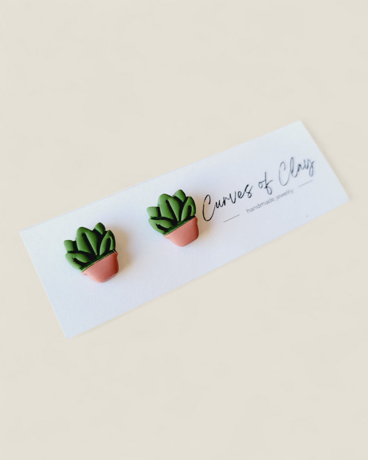 Curves of Clay, Everyday Stud Earrings