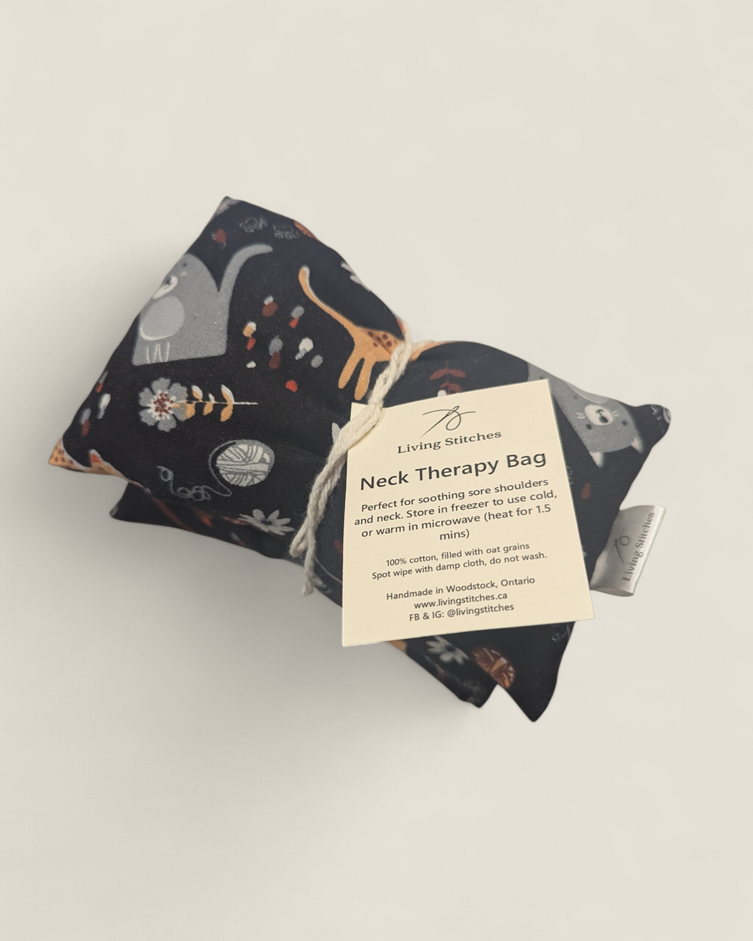 Living Stitches, Hot Cold Neck Therapy Bags