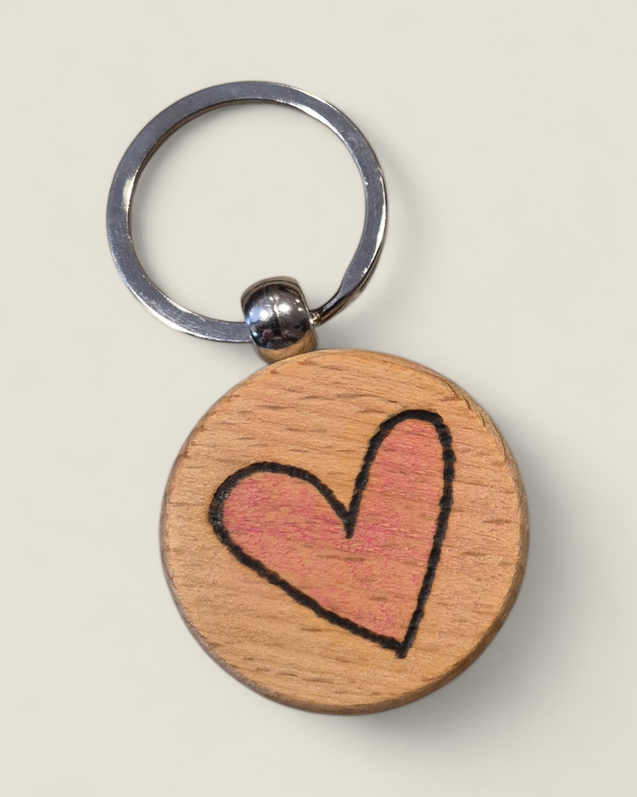 Marked In Wood, Wood Burnt Keychains
