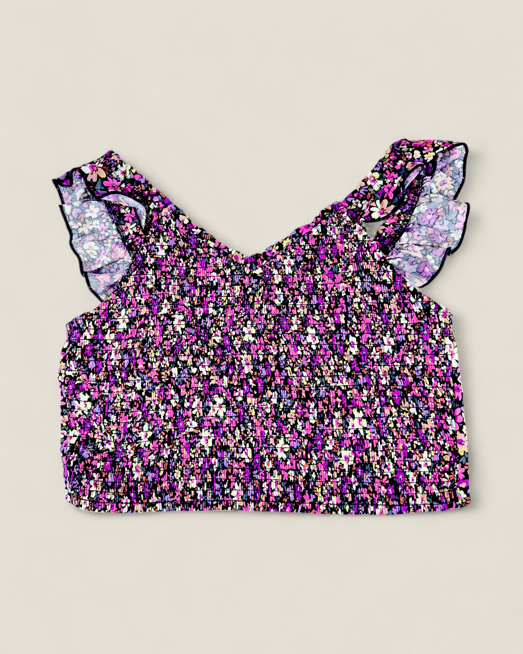 Pre-Loved With Tags My Sister's Closet Floral Crop Top Youth XL | Betty’s Marketplace