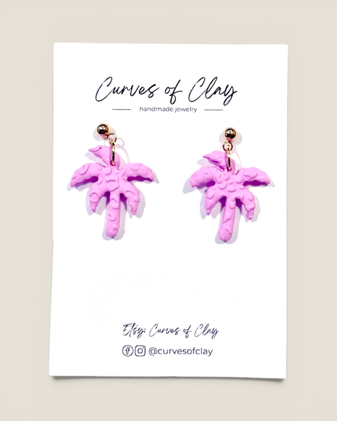 Curves of Clay, Everyday Dangle Earrings