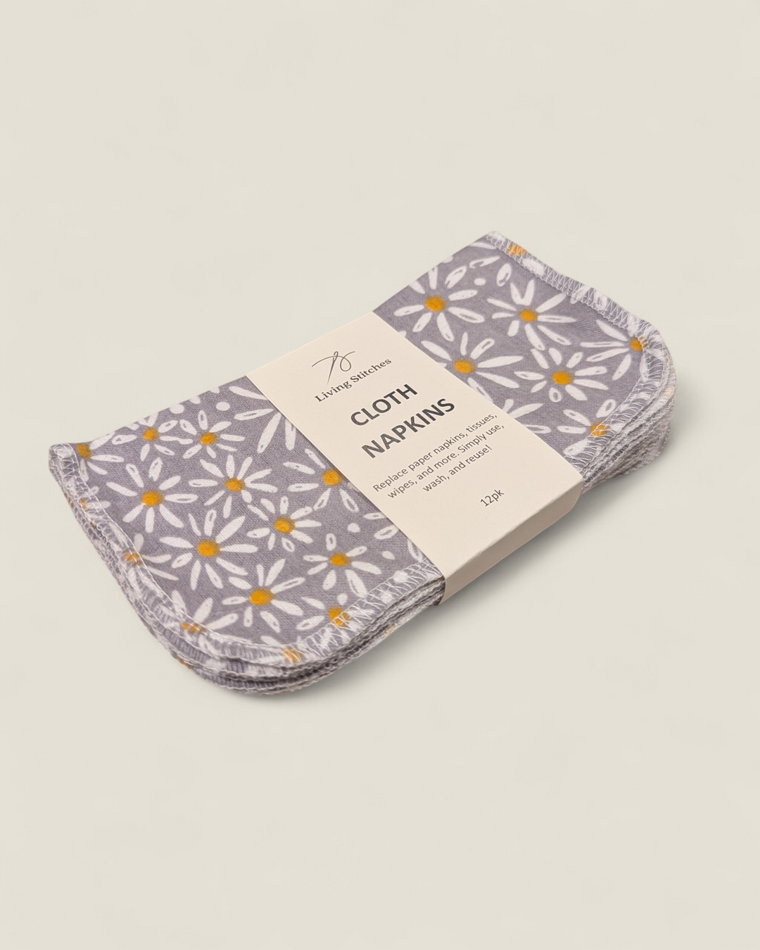 Living Stitches, Reusable Cloth Napkins