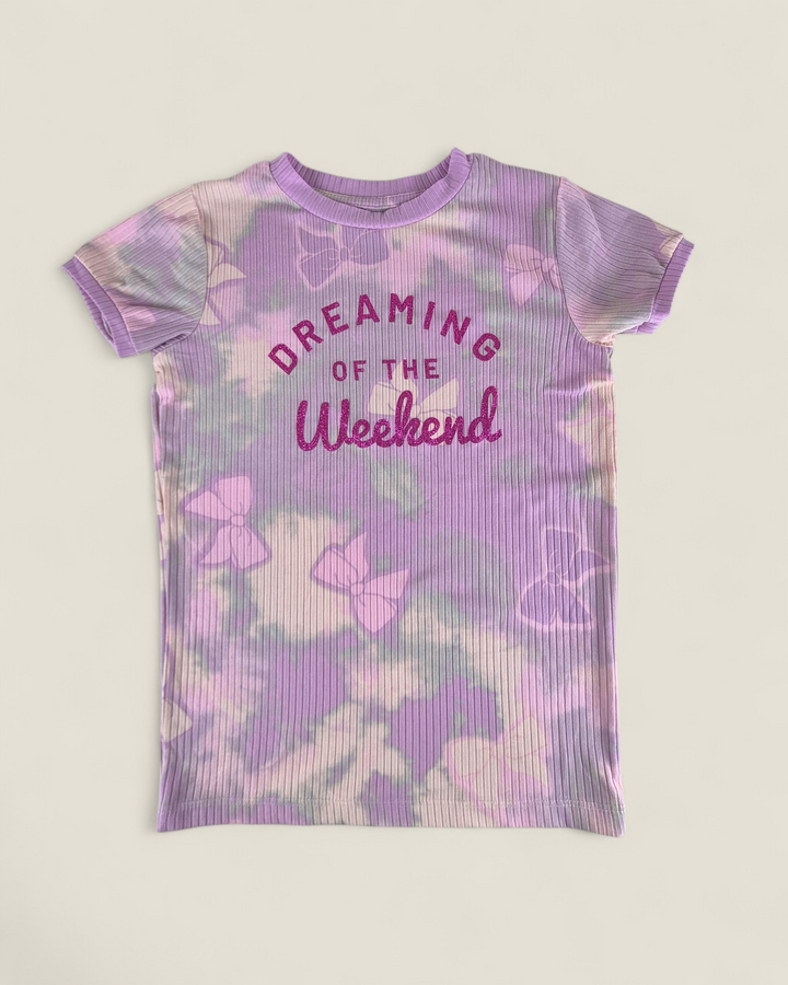 Pre-Loved George "Dreamin Of The Weekend" Pyjama Set Girls 7-8Y | Betty’s Marketplace