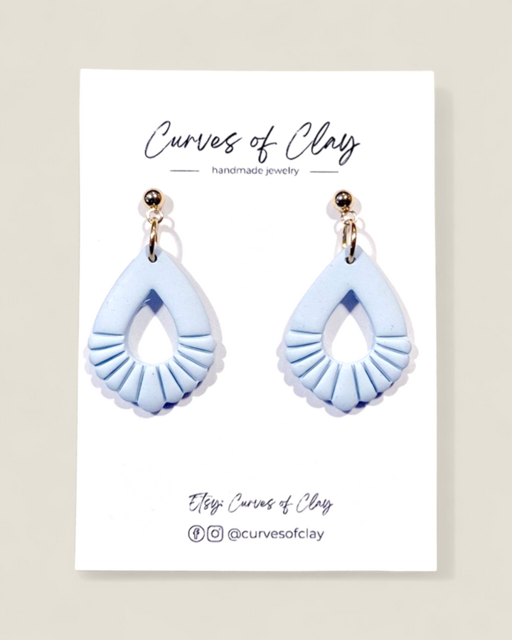 Curves of Clay, Everyday Dangle Earrings