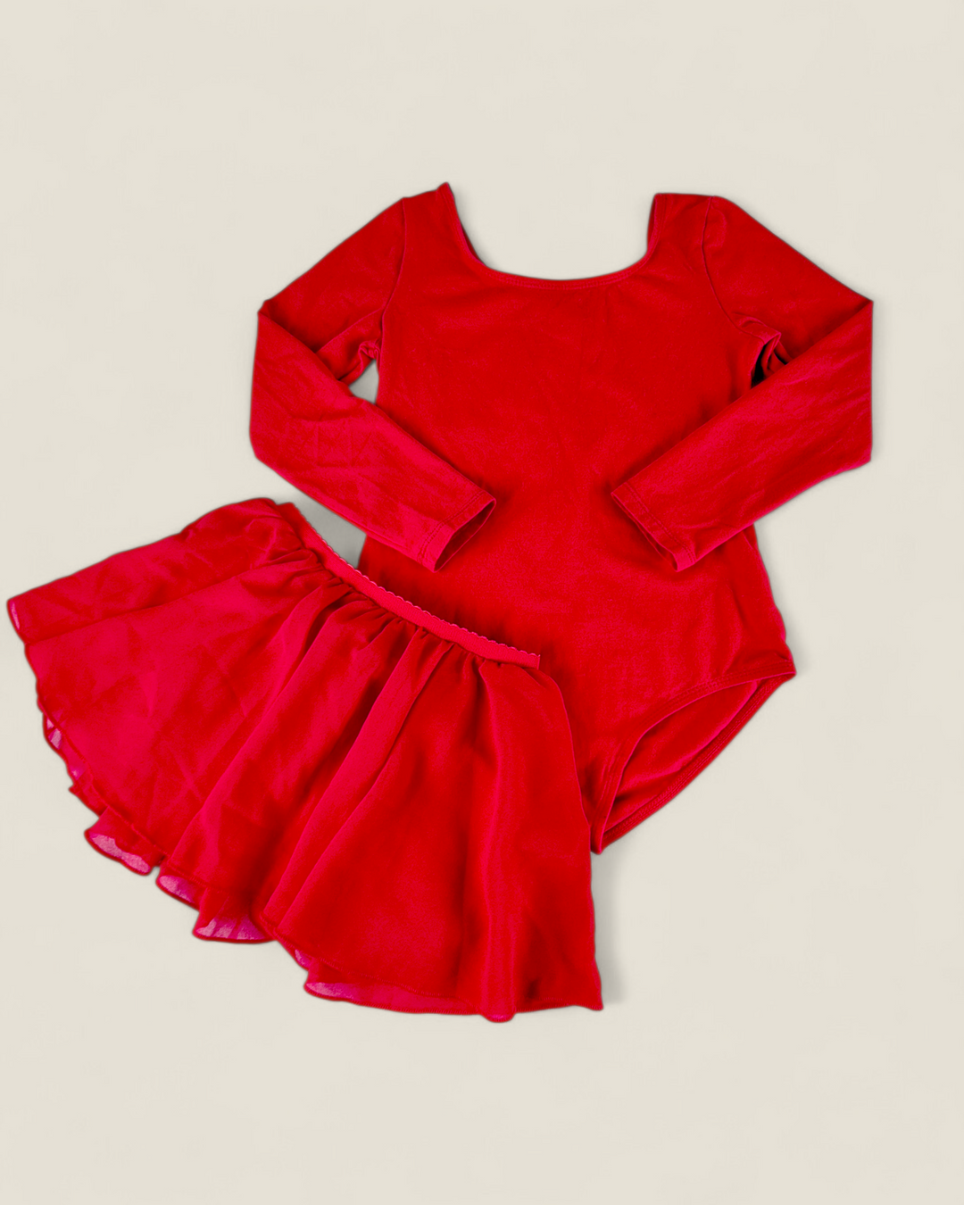 Pre-Loved Red Dance Body Suit And Skirt Youth XL | Betty’s Marketplace