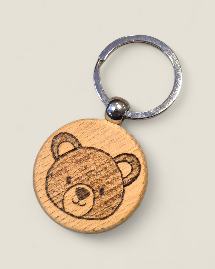 Marked In Wood, Wood Burnt Keychains