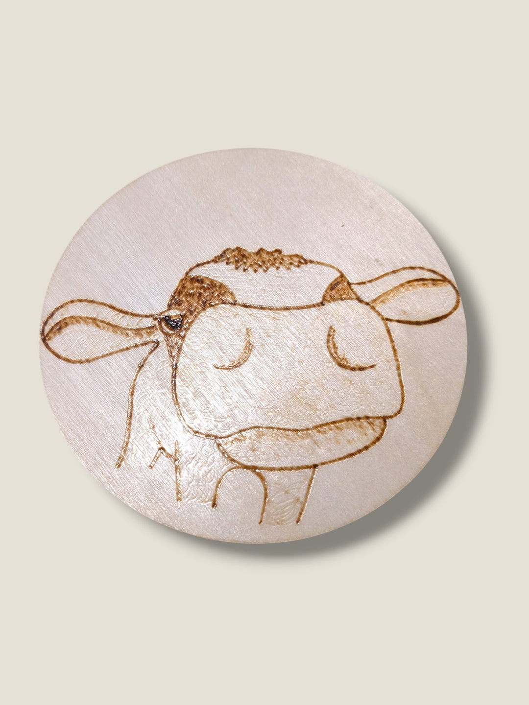 Marked In Wood, Wood Burnt Cork Backed Coasters