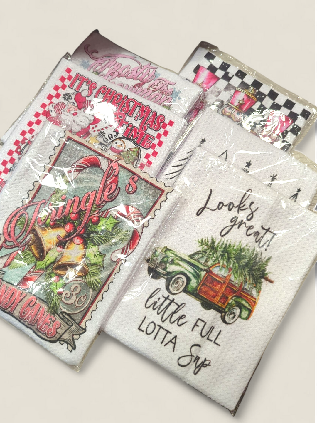 Lindsay's Creations, Holiday Inspired Tea Towels
