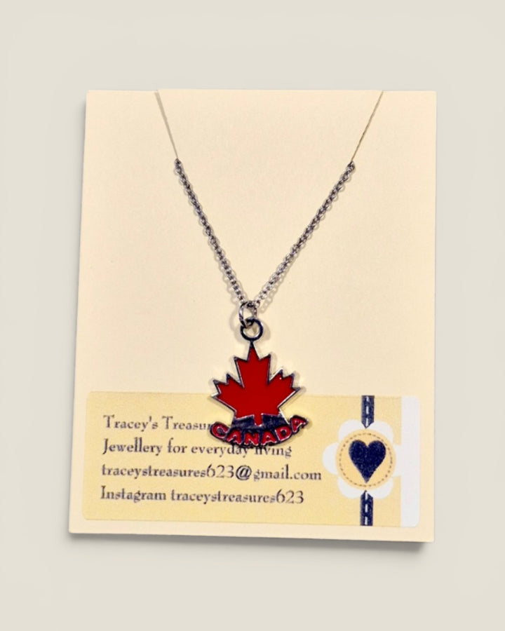 Tracey's Treasures, Necklaces, Canada Collection