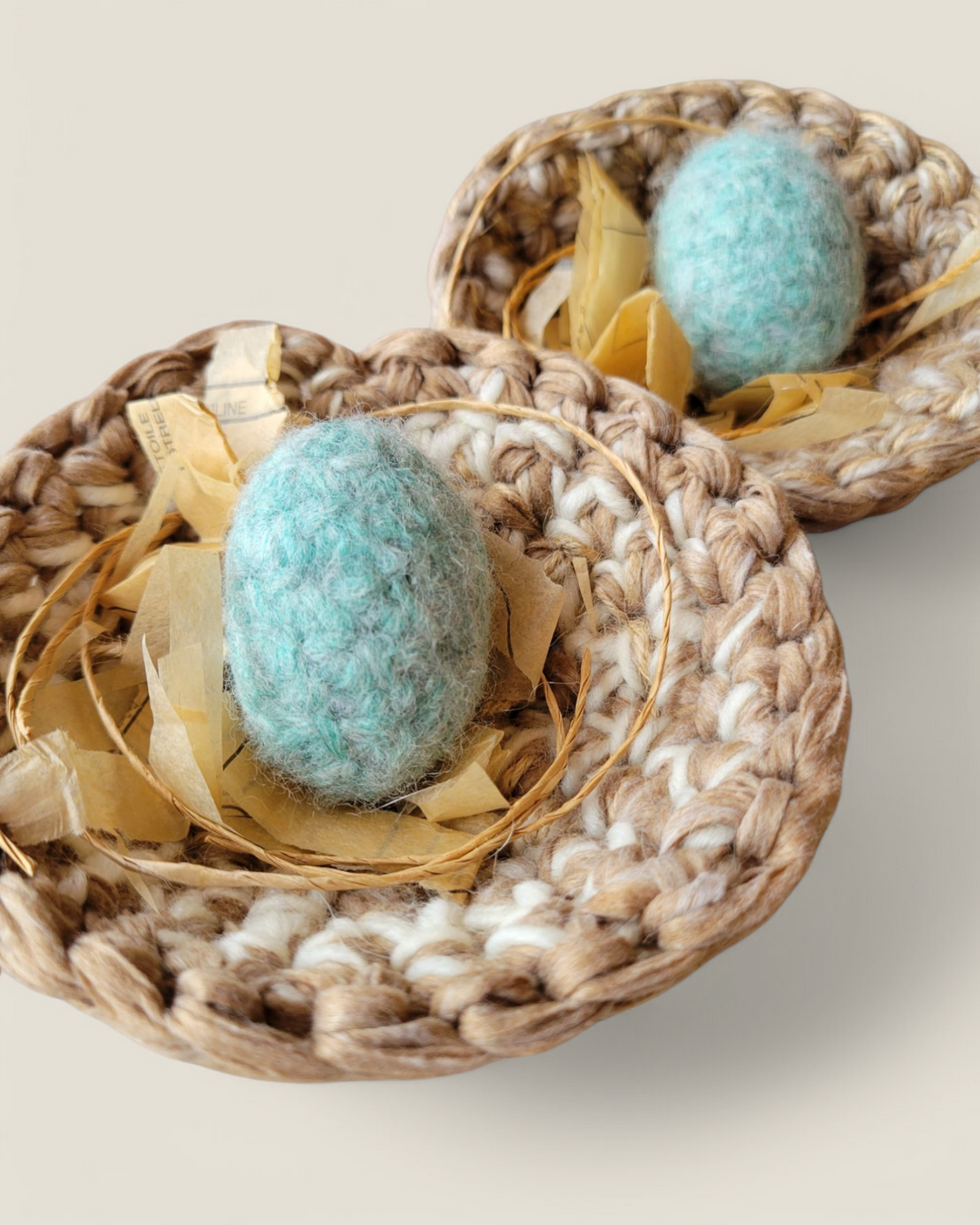 TLC Made, Robin's Nest With Egg Spring Decor
