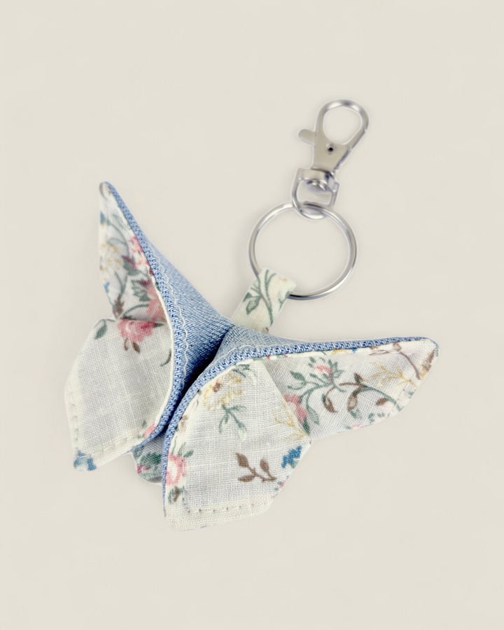 Izzyrai Handmade, Fabric Butterfly Keychains