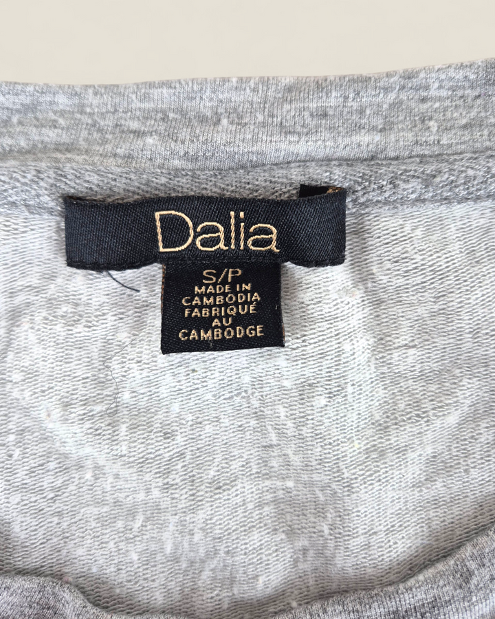 Pre-Loved Dalia Grey Shoulderless Top Ladies Small | Betty’s Marketplace