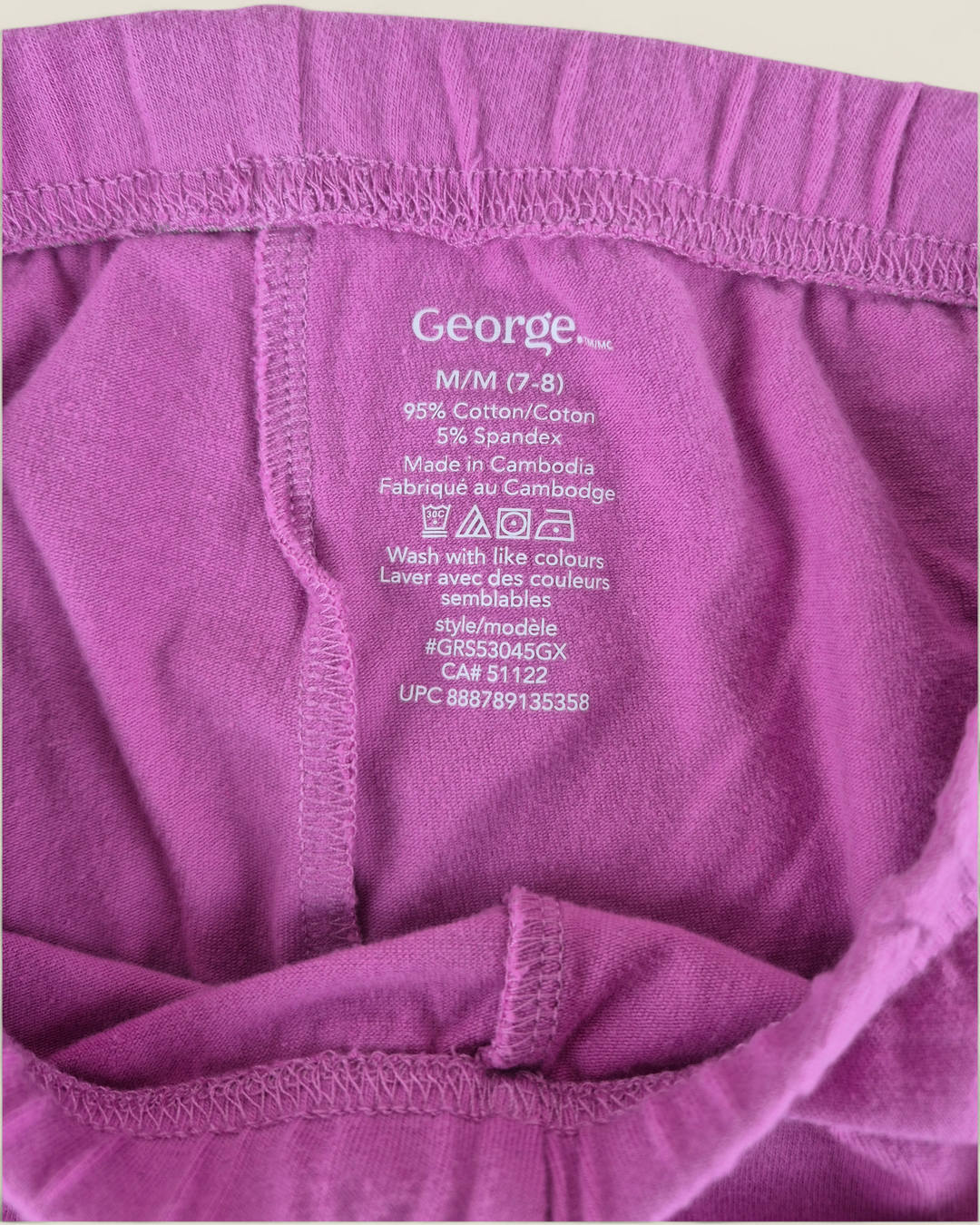 Pre-Loved George Pink Bike Shorts Girls 7-8Y | Betty’s Marketplace