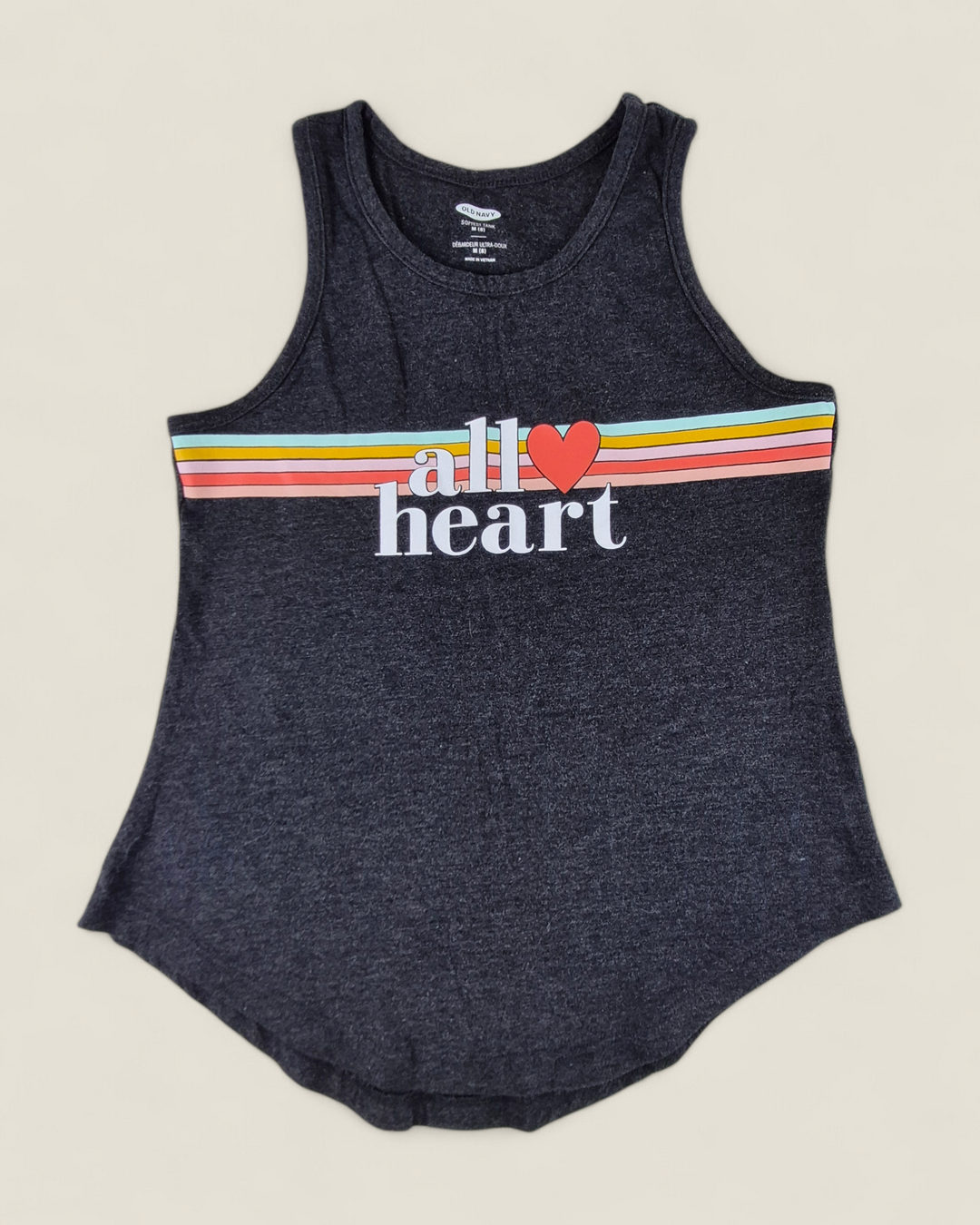 Pre-Loved Old Navy "All Heart" Tank Top Girls 8Y | Betty’s Marketplace