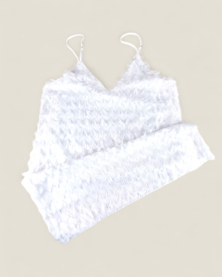 Pre-Loved White Fringe Cami Dress Ladies Large | Betty’s Marketplace