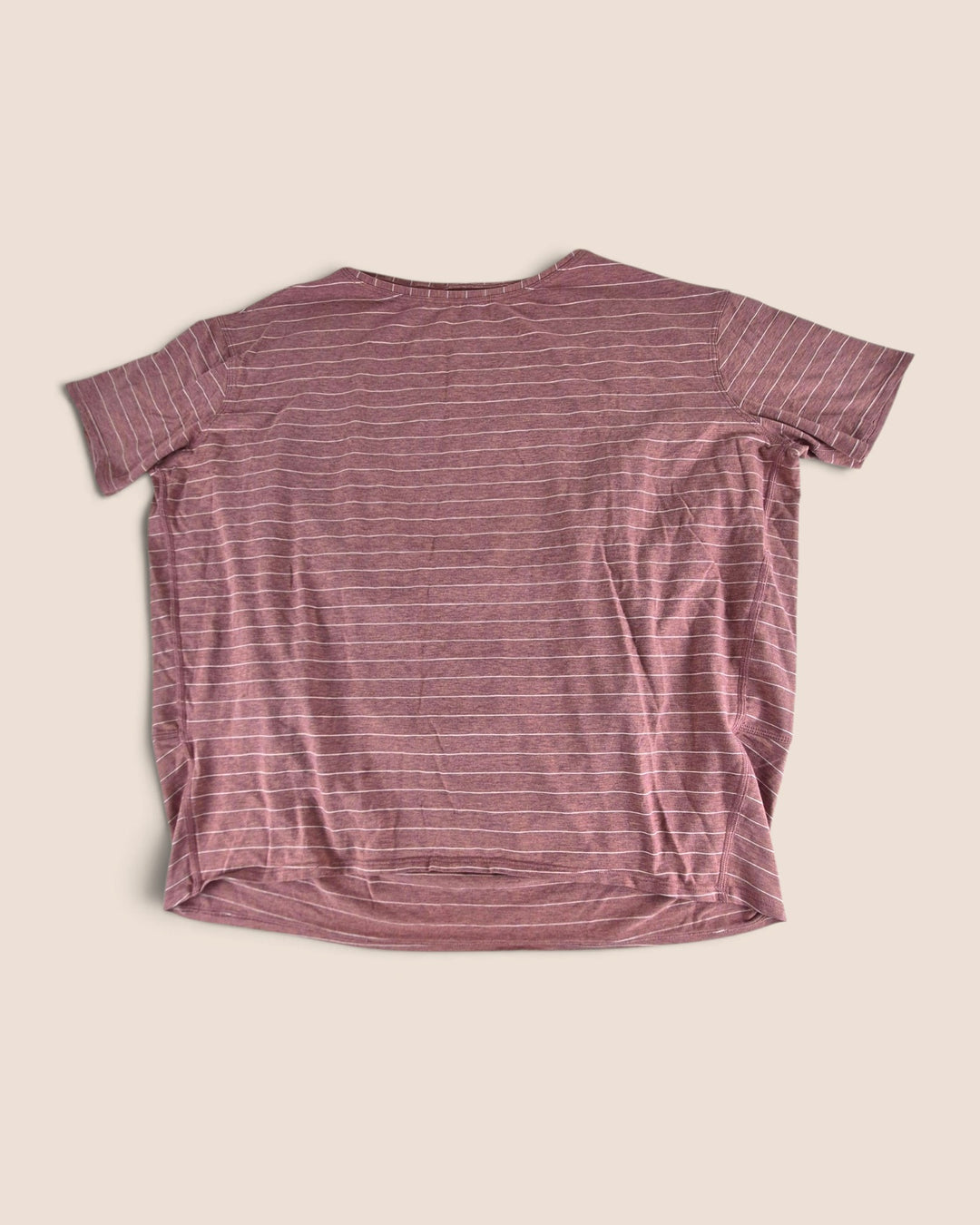 Pre-Loved Lululemon Striped T Shirt Ladies Approx XL | Betty’s Marketplace