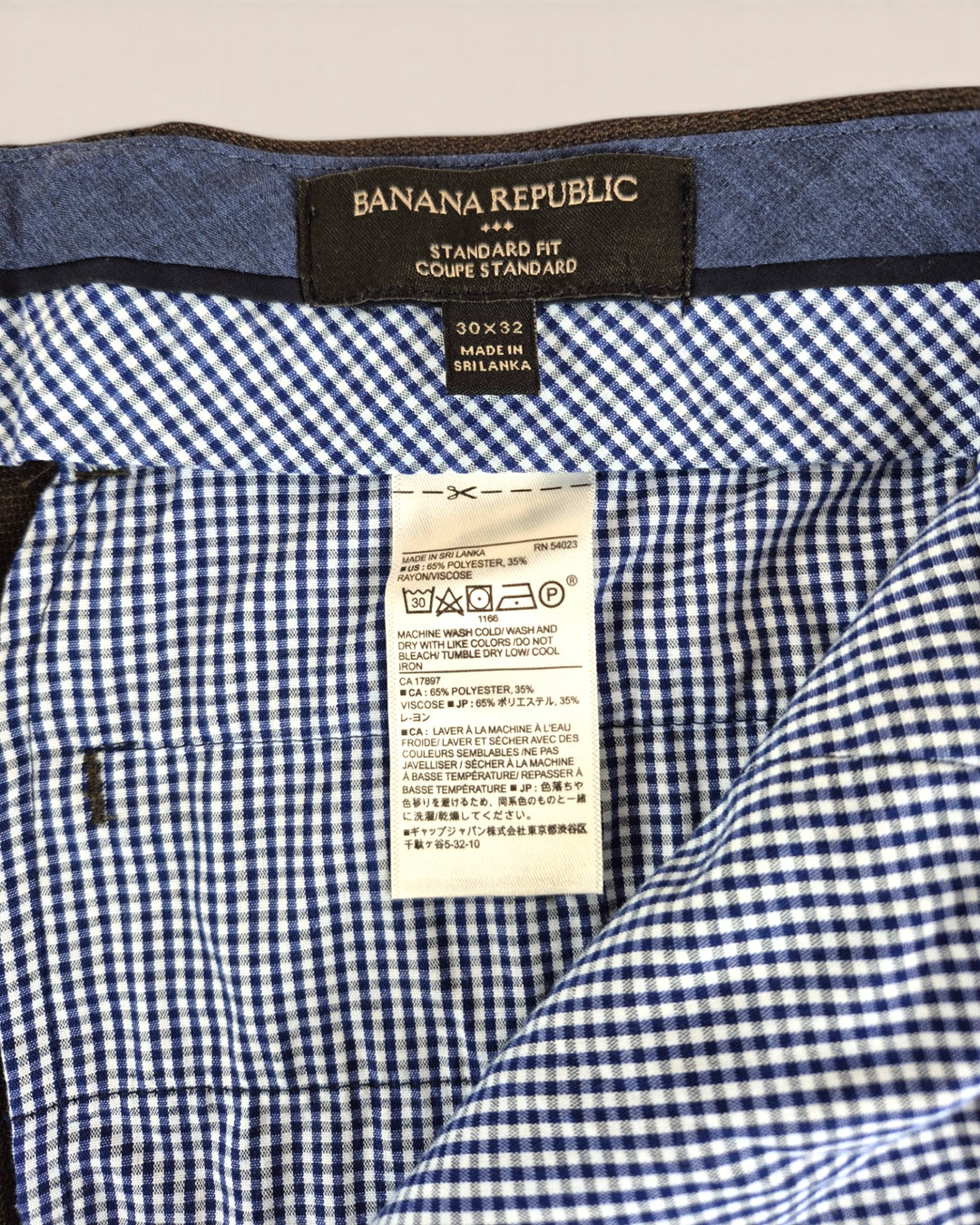 Pre-Loved Banana Repulic Charcoal Dress Pants Mens 30 x 32 | Betty’s Marketplace
