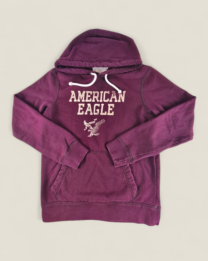 Pre-Loved American Eagle Maroon Hoodie Adult XS | Betty’s Marketplace