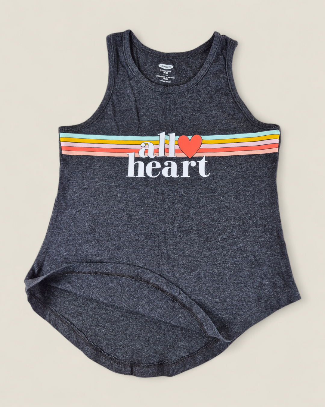 Pre-Loved Old Navy "All Heart" Tank Top Girls 8Y | Betty’s Marketplace