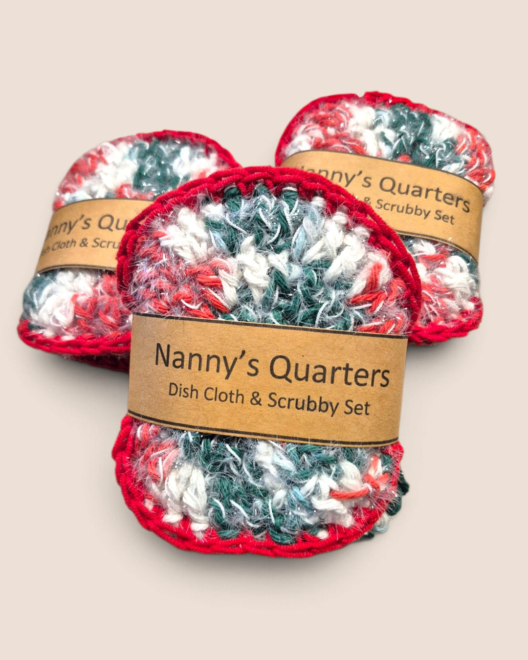 Nanny's Quarters, Dish Cloth & Scrubby Sets