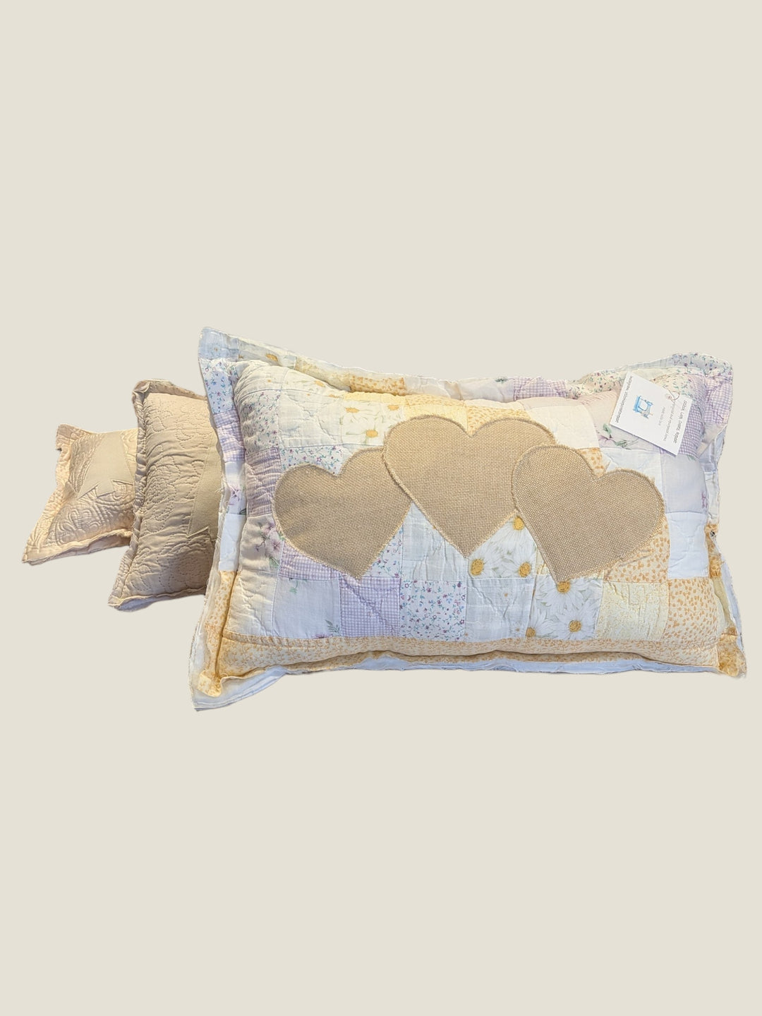 Stitch, Loop, Create, Repeat, Upcycled and Quilted Pillow Collection