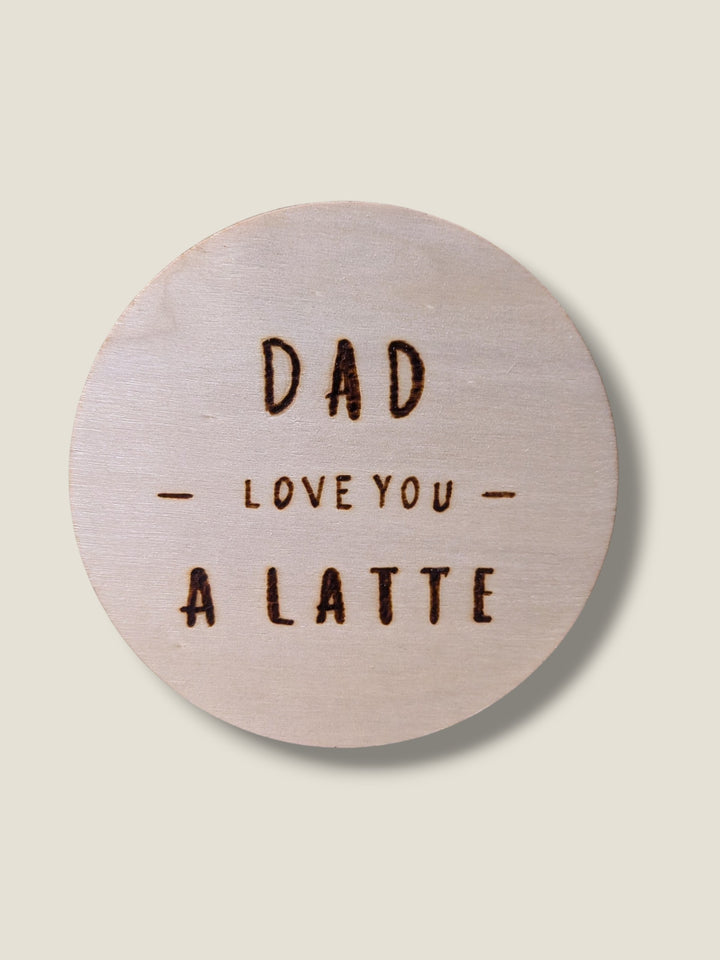 Marked In Wood, Wood Burnt Cork Backed Coasters