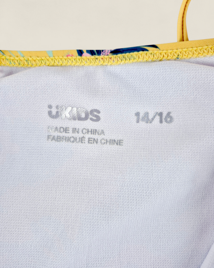 Pre-Loved UKids Yellow Swimsuit Girls 14-16Y | Betty’s Marketplace